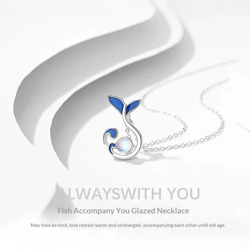 Sweet Titanium Steel Necklace For Women Simple Design